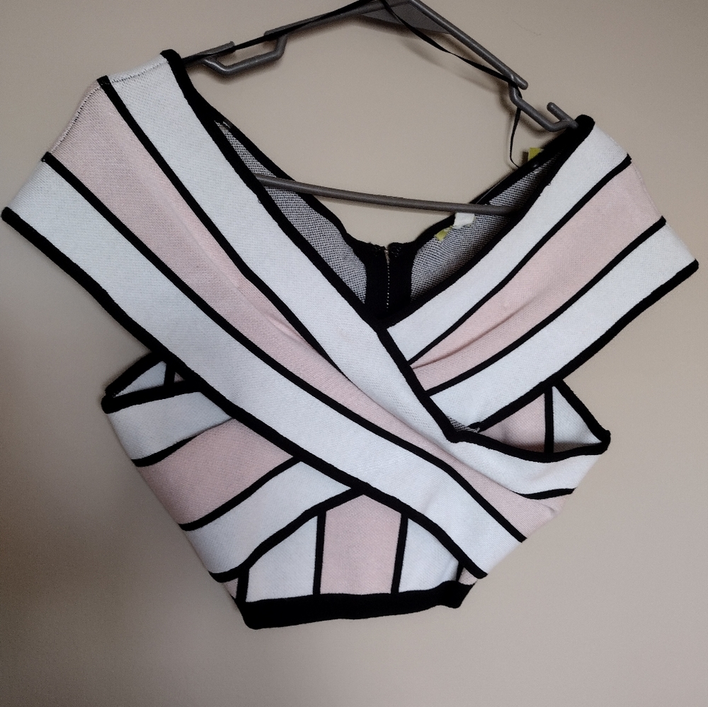 Gianni Bini Top bandeaux - crop top - Off the shoulders - Size M